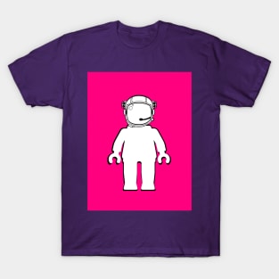 Banksy Style Astronaut Minifig, Customize My Minifig T-Shirt